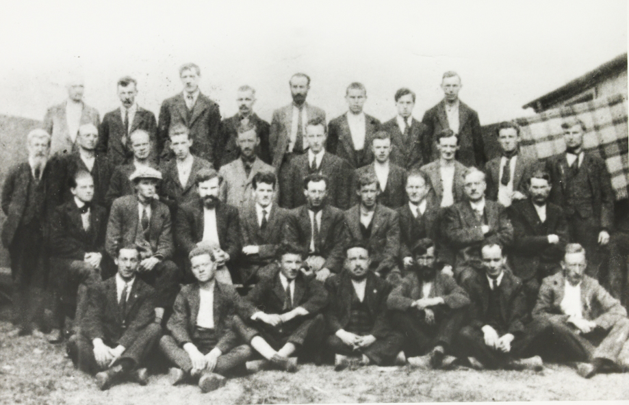 Group of internees, Ballykinlar Internment Camp, 1920