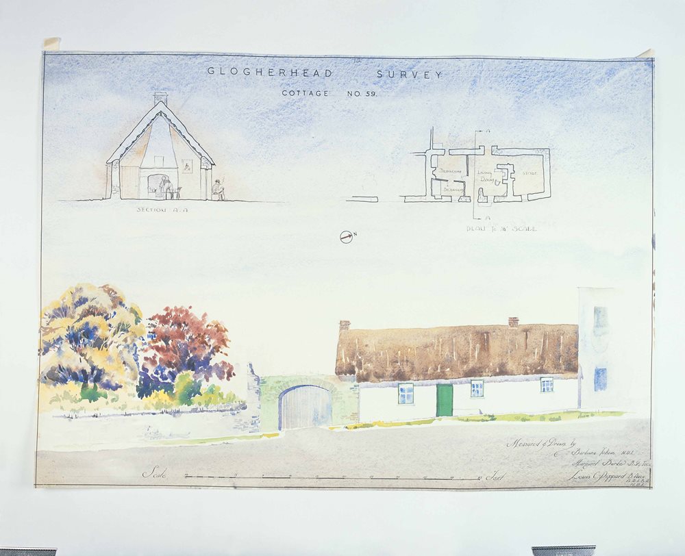 Clogherhead, Co. Louth, 1944: Architectural Drawings and Watercolours of Traditional Houses