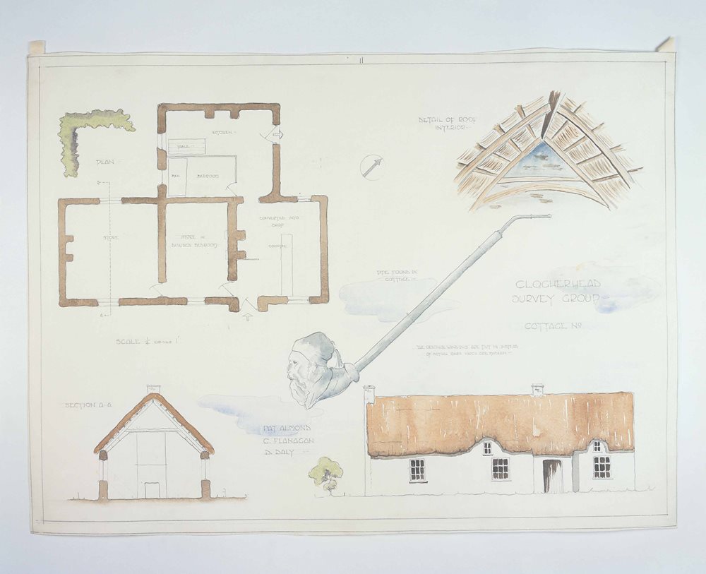 Clogherhead, Co. Louth, 1944: Architectural Drawings and Watercolours of Traditional Houses