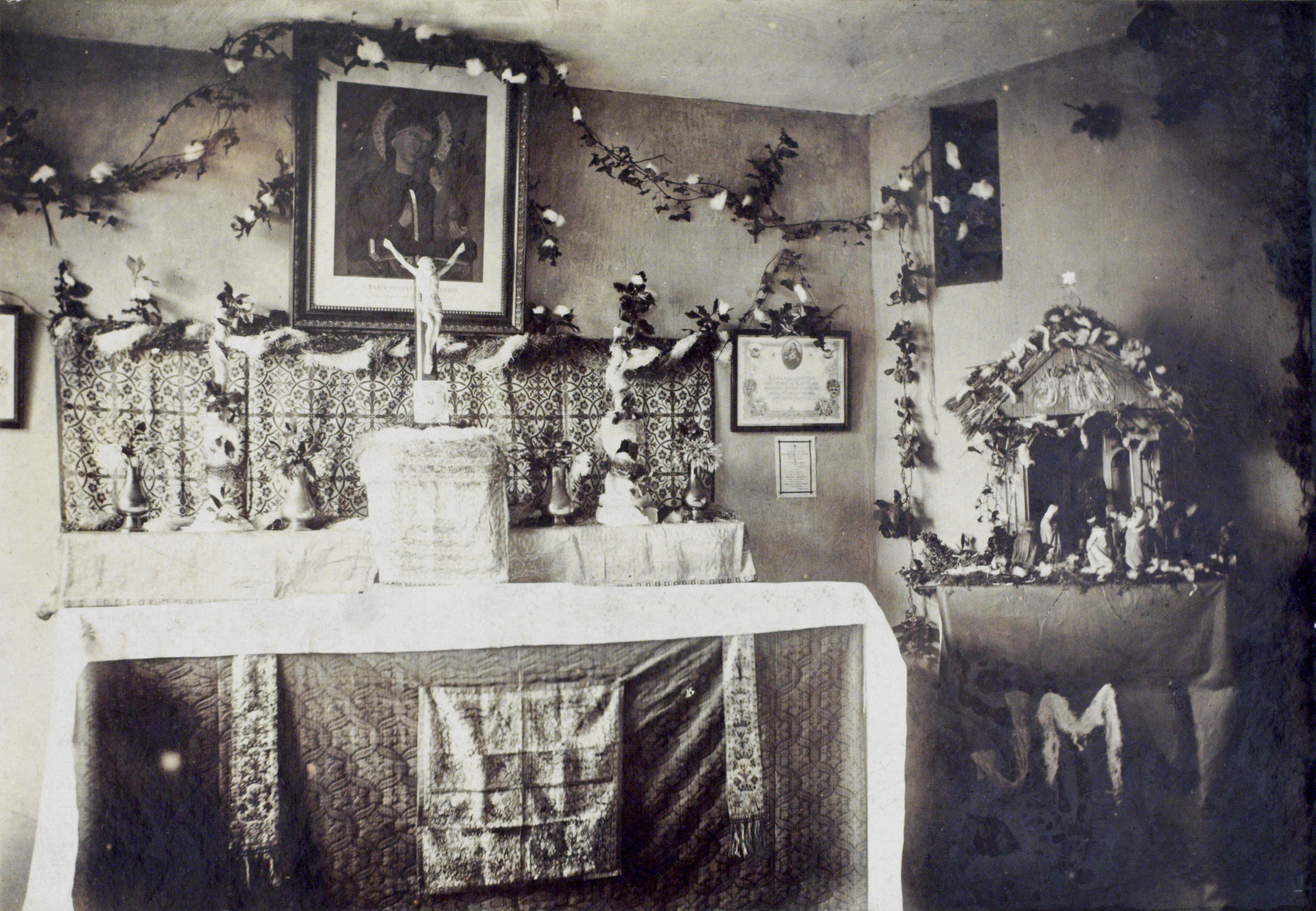 Condemned cell, Usk Prison, 1918-1919