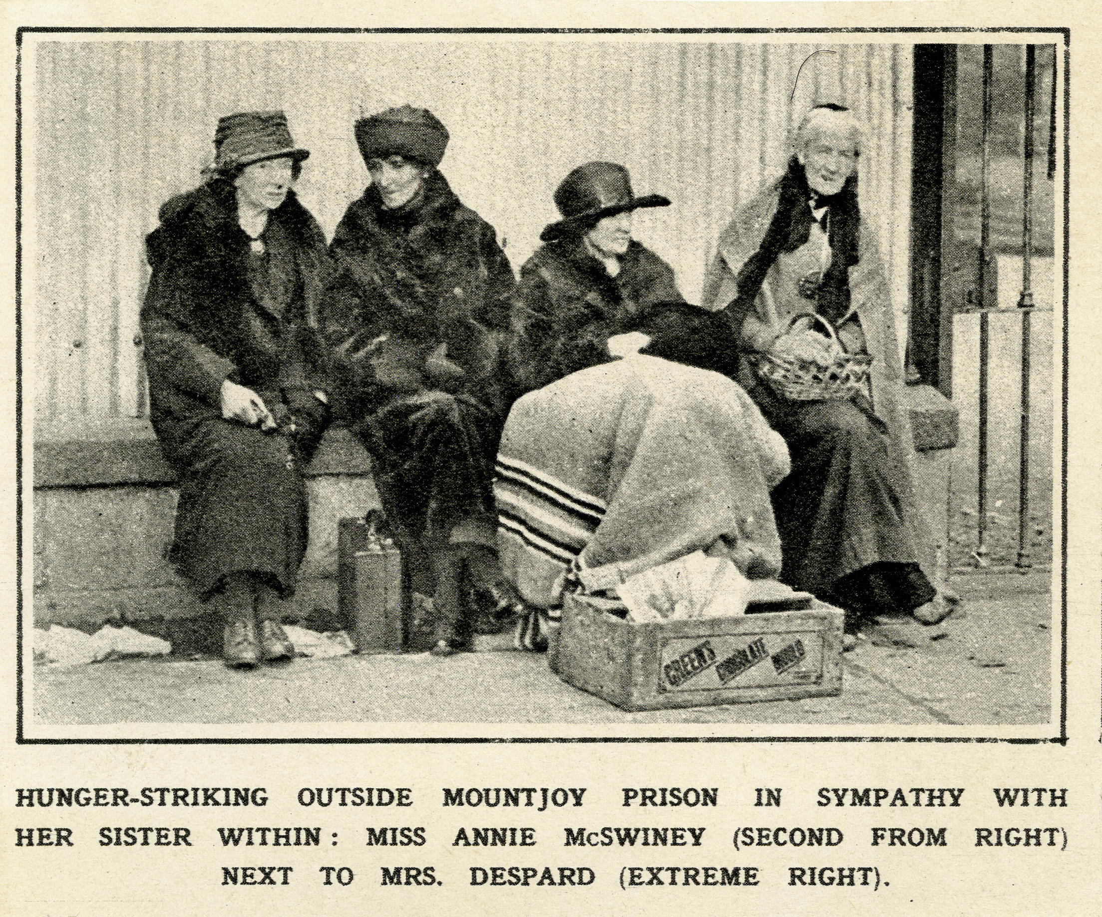 Annie MacSwiney and Mrs. Despard, Mountjoy, 1922