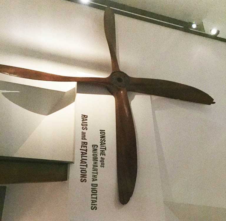 Airplane propeller, Kilfinane, Limerick, February 1921