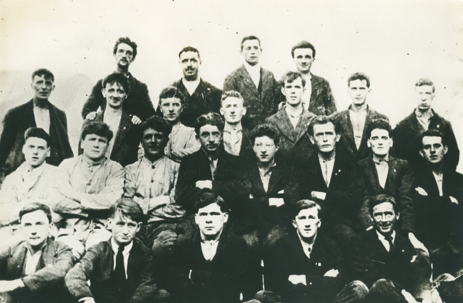 Group of internees, Ballykinlar Internment Camp, 1920